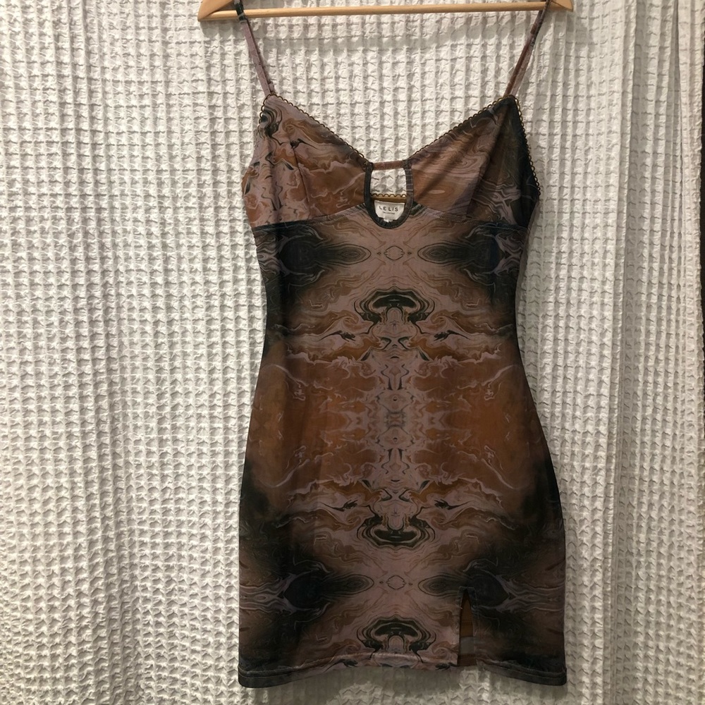 Le Lis Mesh Mini Dress